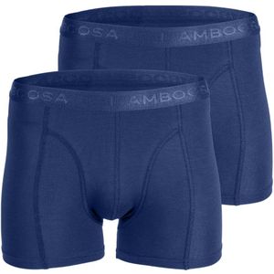 Bamboosa – Lewis Bamboe Boxershort – Marineblauw – 95 % Bamboe / 5 % Elastaan – Zacht, Ademend & Anti‑transpirant – Maten S t/m XXXL' '