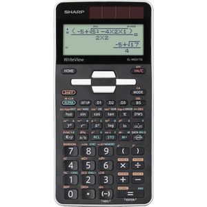 Sharp SH-ELW531TG calculator Pocket Rekenmachine met display Zwart, Wit