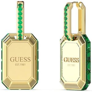 Guess Jewellery - HASHTAG GUESS - Oorbellen - Goudkleurig - Groen