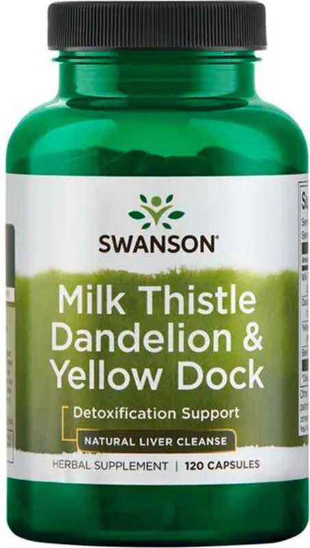 Swanson - Voedingssupplementen - Mariadistel - 120 Capsules - Ondersteunt Leverfunctie