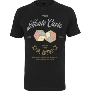 Mister Tee - Monte Carlo Tee black Heren T-shirt - L - Zwart
