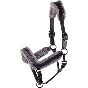 Harry's Horse Halster Leder Anatomic Furry Matt Zwart - FULL