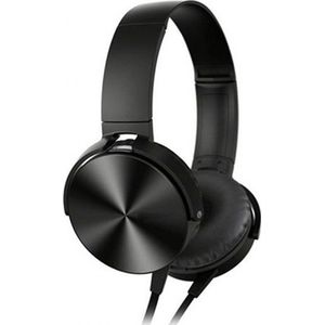 Headset met Microfoon - Computer Headset - Koptelefoon met Microfoon - Headset - Laptop - Koptelefoon - 3.5mm - Plug & Play 450ap (zwart)