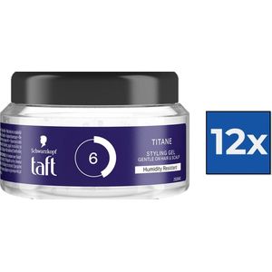 Schwarzkopf - Taft Titane Power Gel - Voordeelverpakking 12 x 250 ml