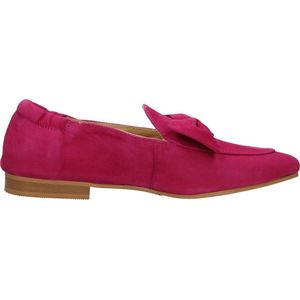 Tango Nicolette 9C Pink Kid Suede Loafer - Instappers - roze strik schoenen - Loafers - Dames schoenen