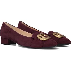 Gabor - 323.1 - Pumps - Rood - Suède - Blokhak 3 cm