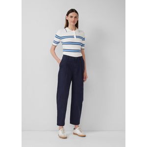 s.Oliver - Stretchbroek - Relaxed-fit - Katoen - Hoge Elastische Tailleband