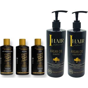 BraziliCious Honey Therapy 100 ml + I Hair Professional Argan Oil Conditioner 300 ml + I Hair Professional Argan Oil Shampoo 300ML
