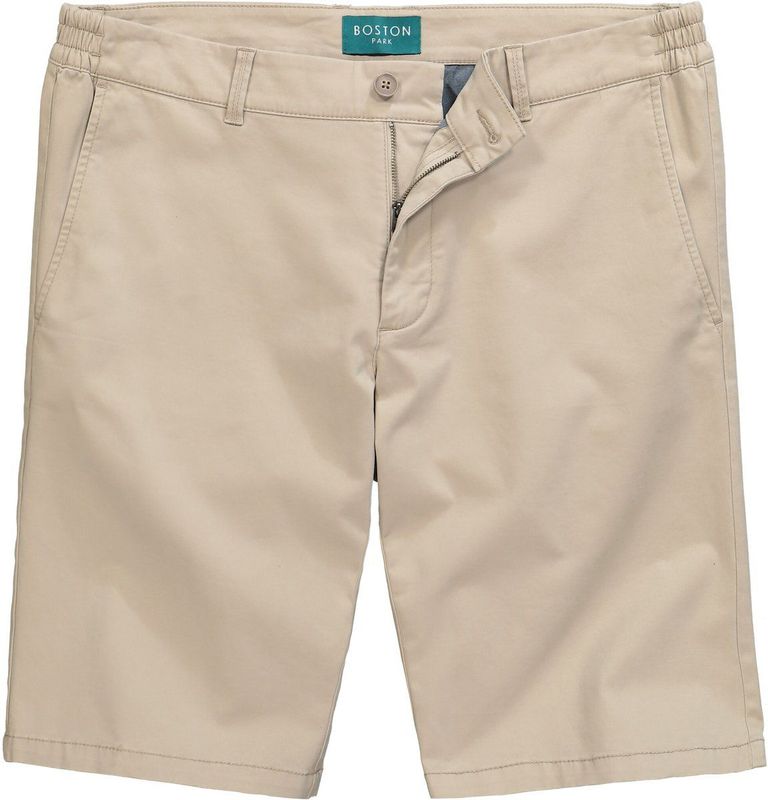 Boston Park Boston Park - Heren - Boston Park chino-bermuda Buik-Fit tot 70 - Beige - Maat 52