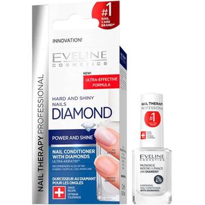 Eveline Cosmetics - Professionele DIAMANT Nagelverharder - Kleurloos - 12 ml
