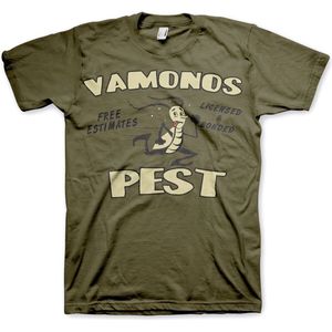Breaking Bad Vamanos Pest T-Shirt Olive-XL