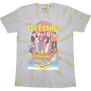 The Beatles - Yellow Submarine Band & Fish Heren T-shirt - S - Grijs