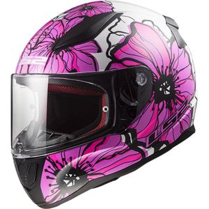 LS2 Helm Rapid II FF353 Poppies roze maat L