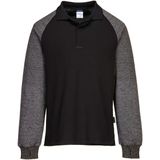 Portwest - CR15 - Poloshirt - Zwart - Snijwerende Mouwen