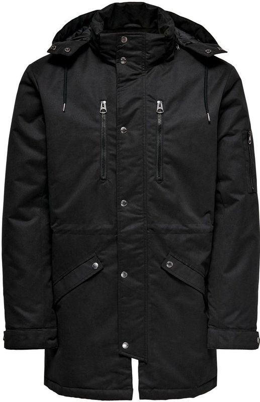 Only & Sons Jas Onsklaus Winter Parka Otw Noos 22019700 Black Mannen Maat - L