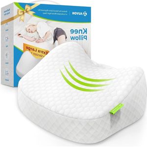 Kniekussen voor in het bed - Koelend Kniekussen voor Zijslapers - Verbeterde Ondersteuning Traagschuim Beenkussen - Heupkussen voor Rustgevende Rug en Heupen Kniekussen voor in het bed