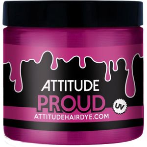 Attitude Hair Dye - Proud UV - 250ml Semi permanente haarverf - Felroze/Roze
