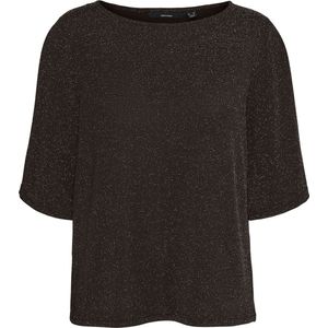 Vero Moda T-shirt Vmkanva 2/4 Top Jrs Ga 10296866 Chocolate Torte/ Copper Lur Dames Maat - S