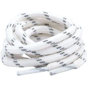 140 cm lange ronde sneakerveters - veters voor laarzen - ronde reflecterende dikke schuine stippenveters - 5 mm diameter katoenen touw kleurrijk gevlochten broekriemkoord - universele schoenveters voor volwassenen en kinderen