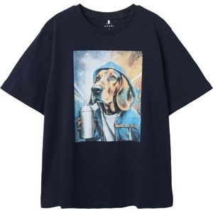 NAME IT - NKMVOTO SS NREG TOP - T-shirt - Dark Sapphire - Katoen