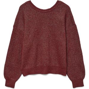 VERO MODA - VMELLIE SHINE LS U-BACK PULLOVER BOO - Dames - Gebreide truien