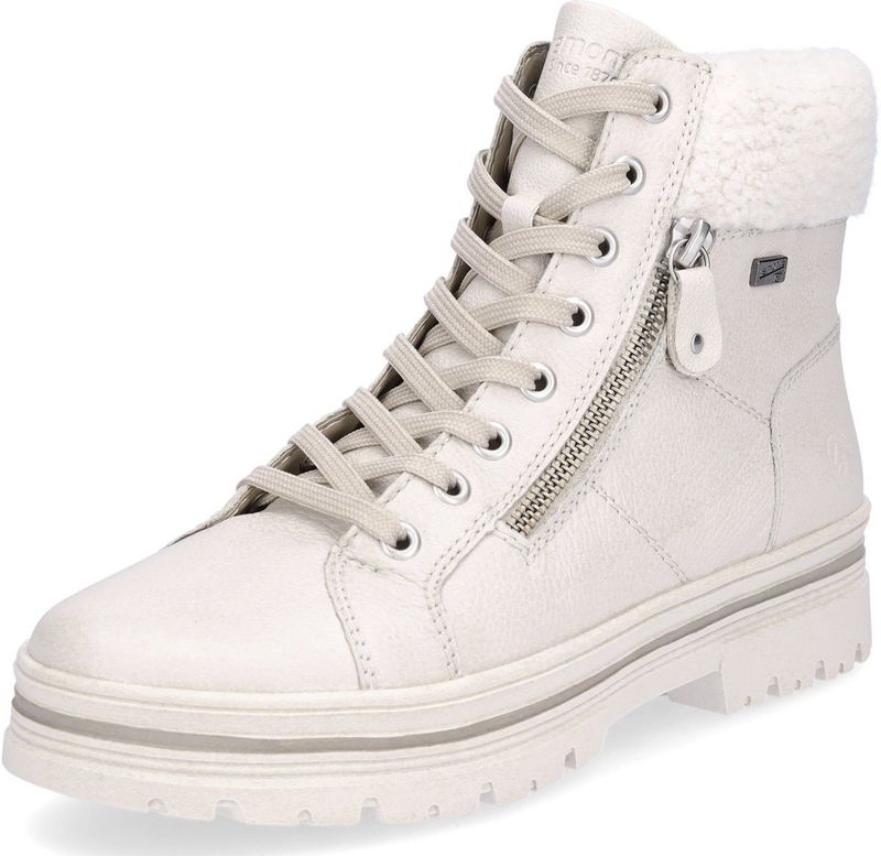 Remonte - D2u74 - Veterlaarzen - Wit - Dames