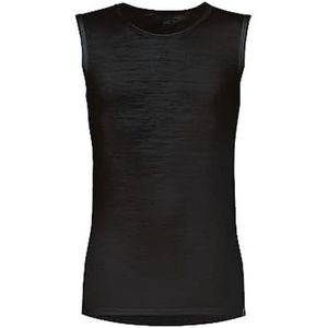 Heren Thermo-ondergoed Bovenstuk van 100% Merinowol - Mouwloos en Nauwsluitend Sportshirt