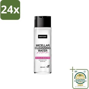 Sence - Gevoelige Huid - Micellair Water - Make-up Remover - 400 ml - Voordeelverpakking - 24 stuks - Gevoelige huid - Droge huid