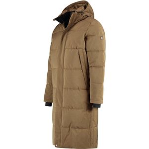 Travelin - Kalmar - Puffer Winterjas - Bruin - Waterbestendig