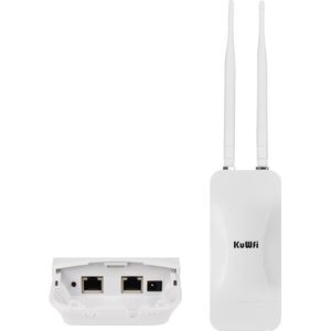 Outdoor WiFi Versterker – 3-in-1 Router / Access Point / Repeater – 1200Mbps Dual Band 2.4G & 5G – IP65 Waterdicht – Met Afneembare Antennes – WiFi Versterker - Versterker - Repeater - Router - Buiten WiFi - Buiten Router