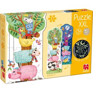 Goula Puzzle XXL - Dag en Nacht - Kinderpuzzel - 27 stukjes