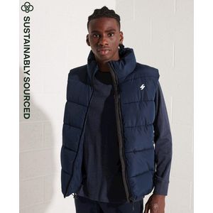 Superdry - Sports Puffer Gilet - Heren - Zonder Capuchon - Casual Pasvorm