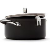 Monkey Business - Lid Sid - Set van 2 Stuks - Rood en Wit - Pannendeksels