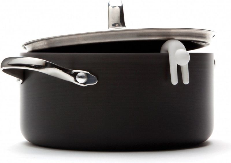 Monkey Business - Lid Sid - Set van 2 Stuks - Rood en Wit - Pannendeksels