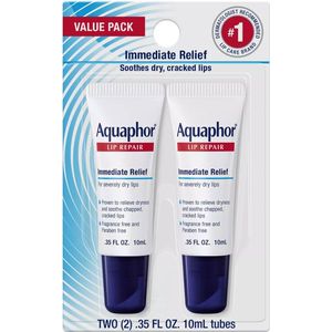 Aquaphor Immediate Relief Lip Repair Balm - 2 stuks