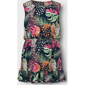 Name It mini meisjes jurk VINAYA Navy Blazer FRESH TROPICAL Regular Fit
