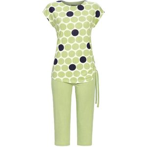 Ringella Pyjama 3/4 broek - 528 Green - maat 38 (38) - Dames Volwassenen - Katoen/Modal/Tencel- 4211225-528-38
