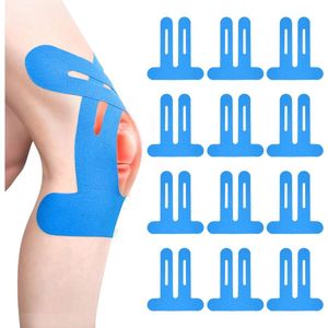 EXCITAT Kinesiologie tape - Voor kniepijnverlichting, spierondersteuning en stabiliteit - 12 pack - Blauw