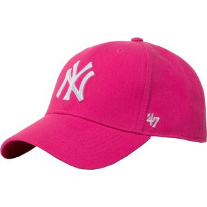 47 Brand New York Yankees MVP Cap B-MVPSP17WBP-MA, Unisex, Roze, Pet, maat: One size
