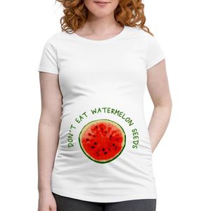 Zwangerschap Don't Eat Watermelon Seeds | Grappig Zwangerschap T-Shirt