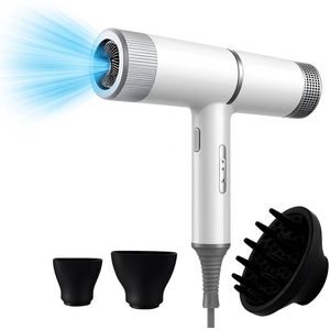 Föhn met diffuser - Stil/Krachtig/Effectief - Salonkwaliteit Haardroger - Wit
