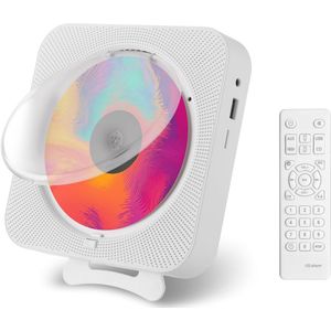 Draagbare CD-speler met Radio Boombox en Bluetooth - Audioplatform met AUX, USB en LED-scherm