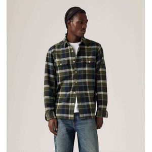 LEVI'S ® Overhemd 'Jackson Worker'  navy / lichtgrijs / kaki / olijfgroen / zwart