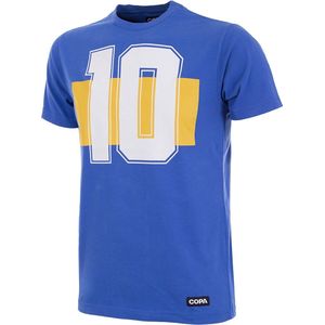 COPA - Boca Number 10 T-Shirt - Mannen - Blauw - M