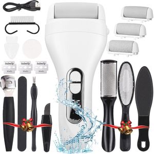 Professionele Elektrische Eeltverwijderaar voor Voeten met 3 Wielen - Ideaal voor Gebarsten Hielen en Dode Huid