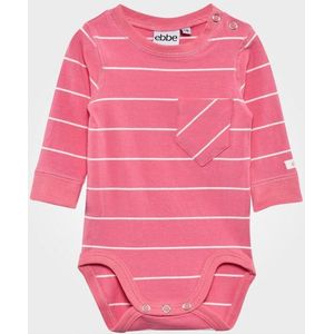 Ebbe Gottfrid Romper Vivid Pink/Offwhite maat 80