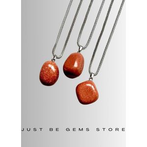 Gemstone ketting Goudsteen