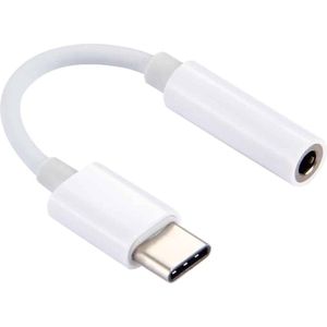 USB-C / Type-C male naar 3,5 mm female audio-adapterkabel