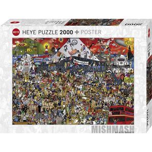 Heye British Music History Legpuzzel 2000 Stuk(s) Strips