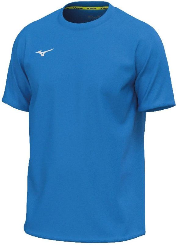 Mizuno - Training Shirt - Blauw - Heren - Ademend en Sneldrogend